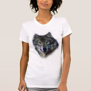 T-shirt Yeux de loup gris