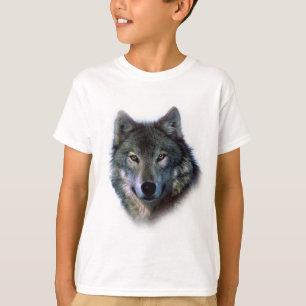 T-shirt Yeux de loup gris