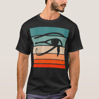 T-shirt Yeux des femmes de Horus Retro Style Vintage VNeck