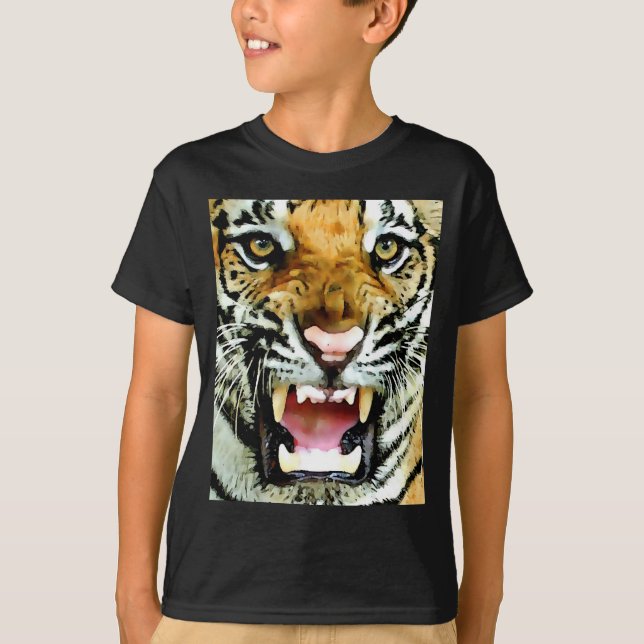 T-shirt Yeux du tigre (Devant)