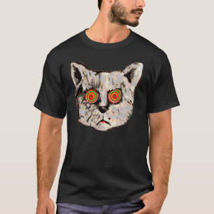 T-shirt yeux hypnotiques de chat