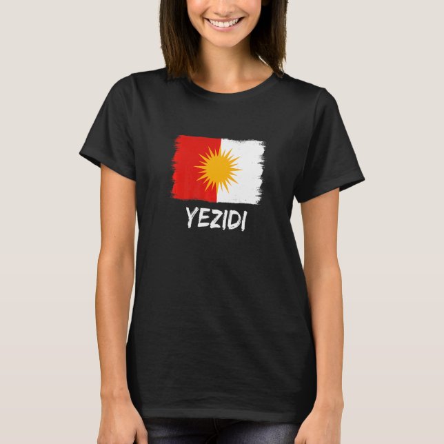 T-shirt Yezidi Flag Ezidi (Devant)