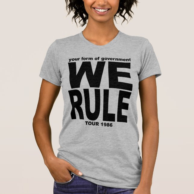 T-shirt YFOG - NOUS ORDONNONS la chemise de 1986 visites (Devant)