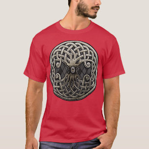 T-shirt Yggdrasil Celtic Viking World Tree of Life