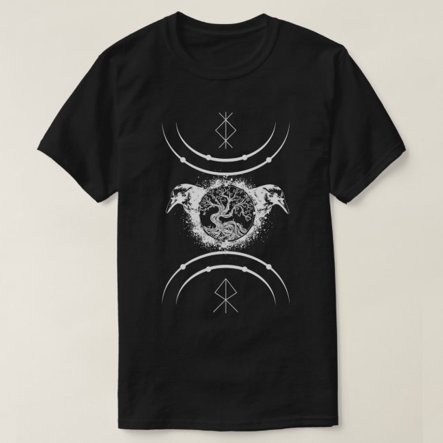 T-shirt Yggdrasil Viking Norse Life Tree of Nordic Celtic  (Design devant)