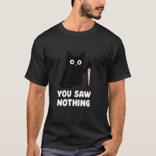 T-shirt YHalloween vous n'avez rien vu de sanglant couteau