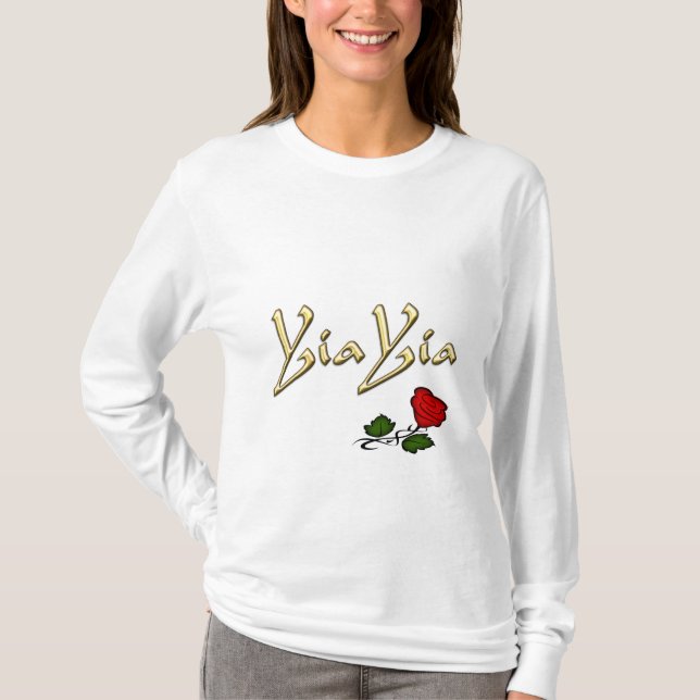 T-shirt YiaYia s'est levé (Devant)