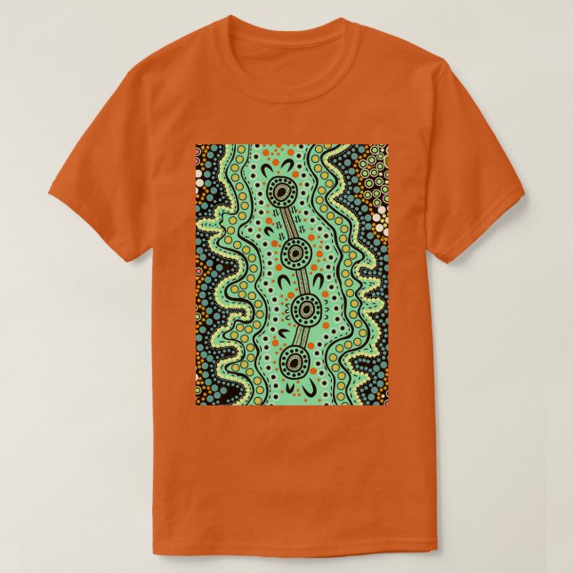 T-shirt Yilawura Wiradjuri mot pour un endroit agréable à  (Design devant)