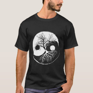 T-shirt Yin And Yang Tree Balance Bouddhisme Nature Life G