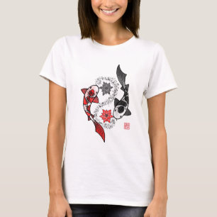 T-shirt Yin et poissons de Yang Koi