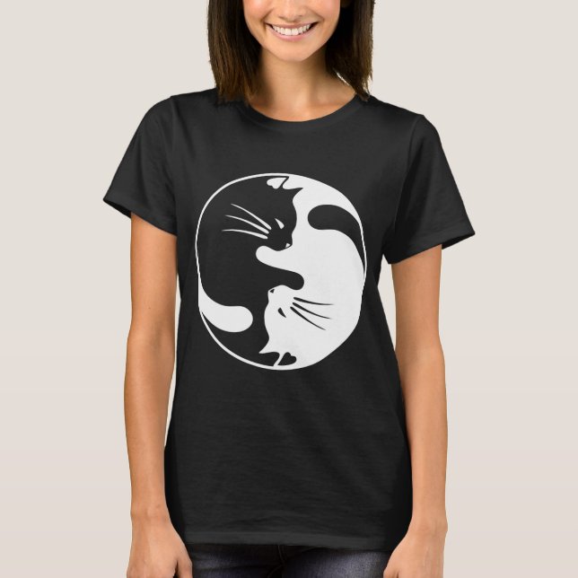 T-shirt Yin et Yang pour les femmes et (Devant)
