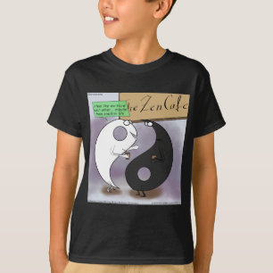T-shirt Yin Rencontre Yang Zen Drôle