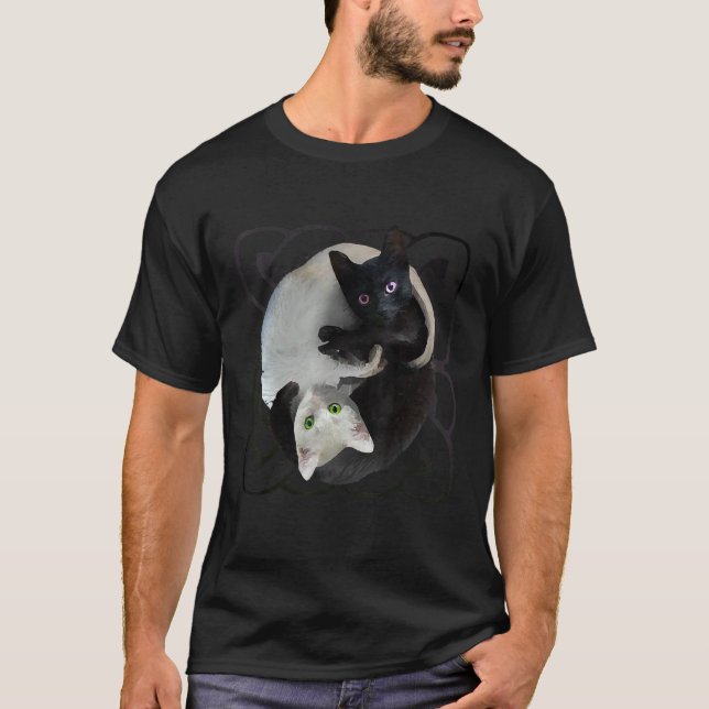 T-shirt Yin Yang Cats (Devant)