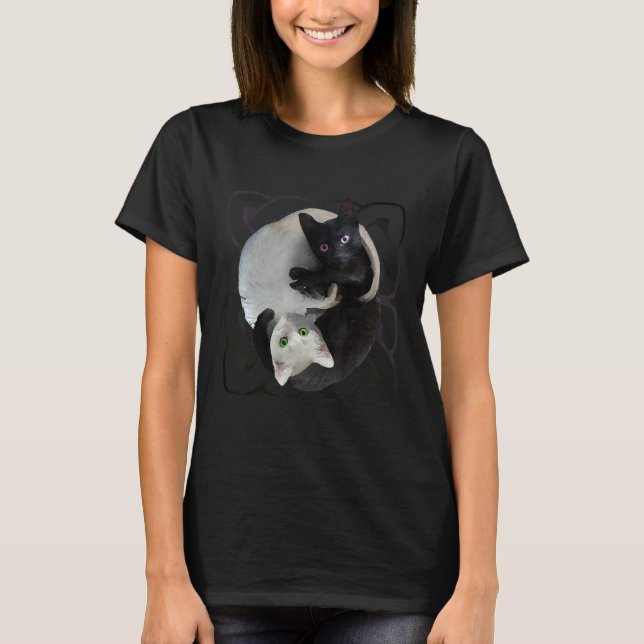T-shirt Yin Yang Cats (Devant)