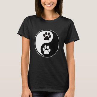 T-shirt Yin Yang Chat Paw pour les femmes et les hommes -