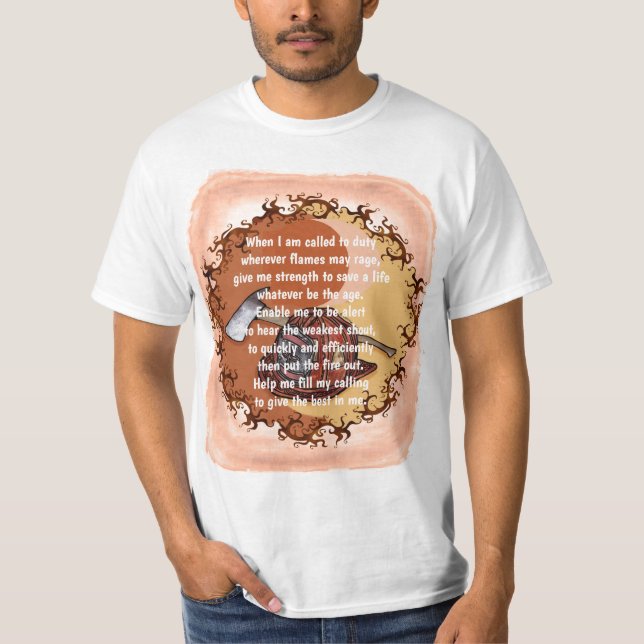 T-shirt Yin Yang FireFighter (Devant)