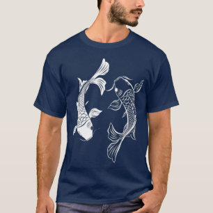 T-shirt Yin Yang Fish Koi Fish