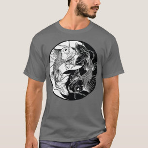 T-shirt Yin Yang Fish Koi Fish