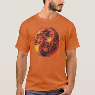 T-shirt yin yang flamme 2020