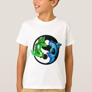 T-shirt Yin-Yang Koi Design