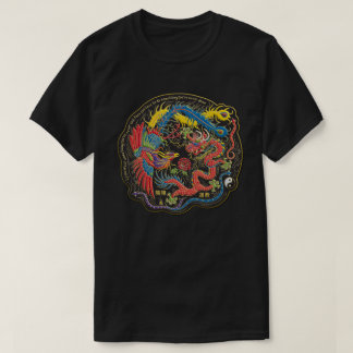 T-shirt Yin Yang Phoenix et chemise de dragon