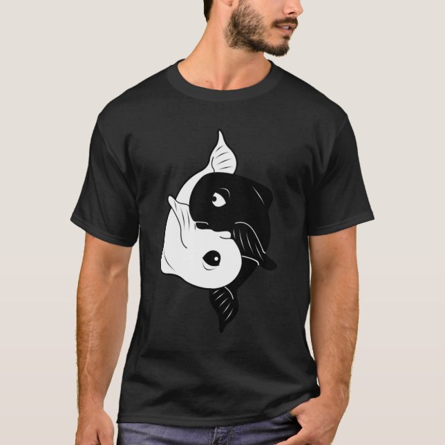 T-shirt Yin-Yang Poissons (Devant)