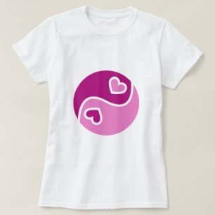 T-shirt Ying et Yang de l'amour