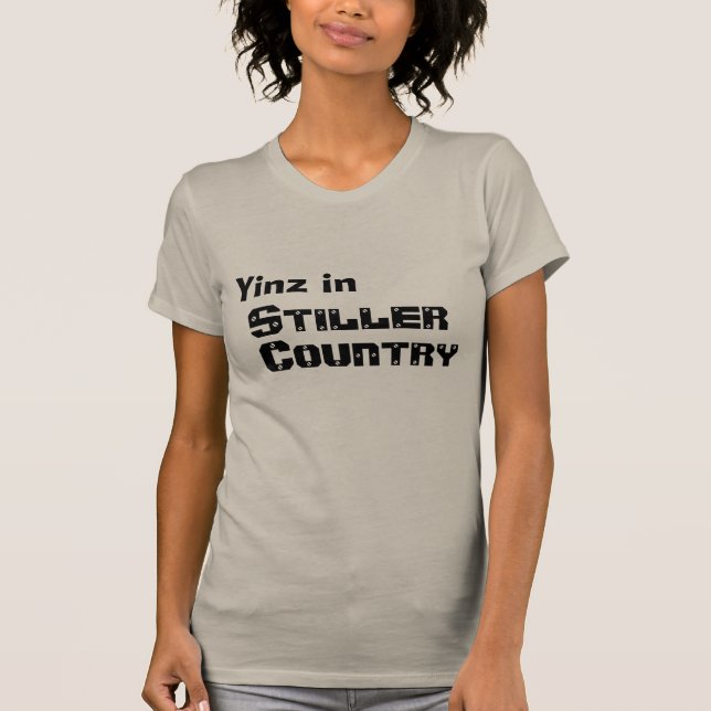 T-shirt Yinz dans un pays plus immobile (Devant)
