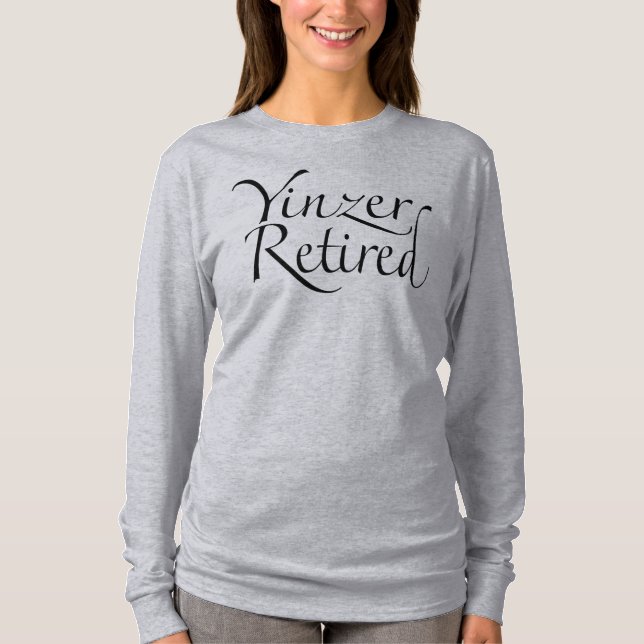 T-SHIRT YINZER RETIRED LADY'S SHIRT (Devant)
