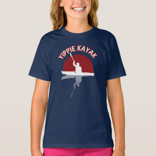T-shirt Yippie Kayak - Citation amusante de Kayaker