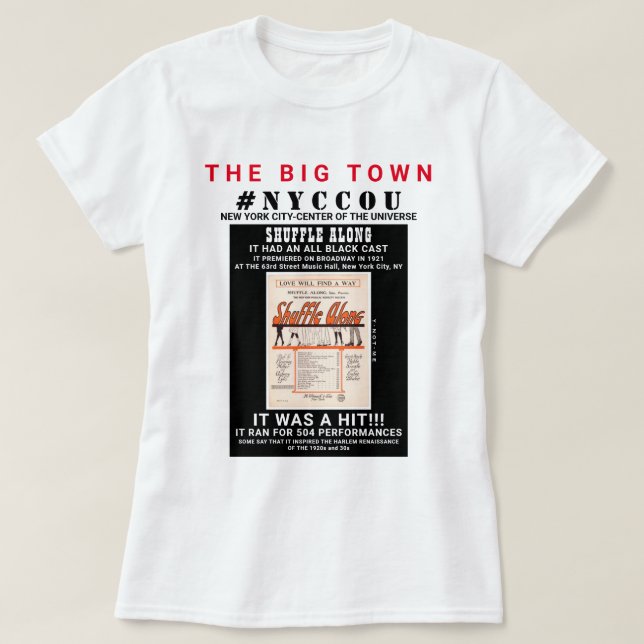 T-SHIRT YNOTME SHUFFER LE LONG (Design devant)