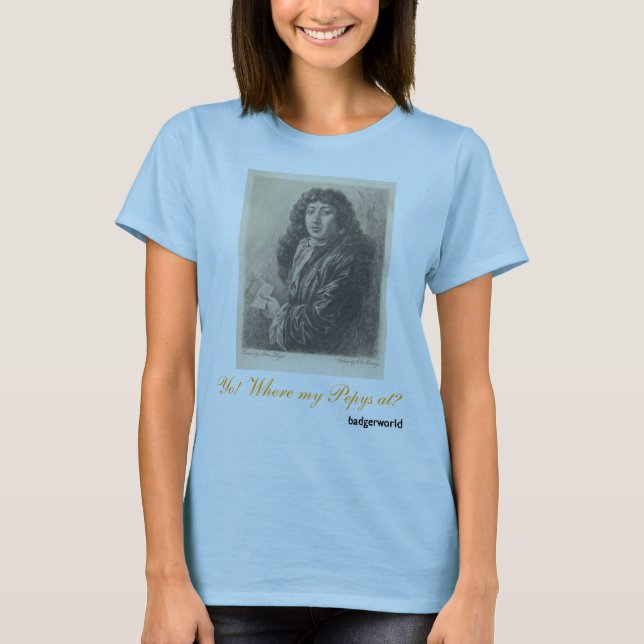 T-shirt Yo ! À où mon Pepys ? (Devant)