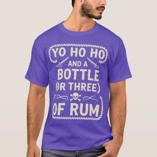 T-shirt Yo Ho Ho et une Bouteille de Rhum Citation Pirate