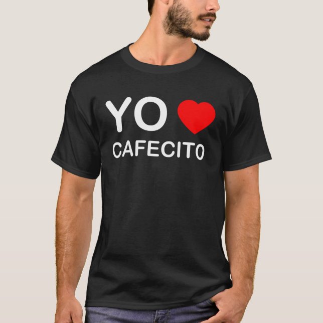 T-shirt Yo Love Cafecito (Devant)