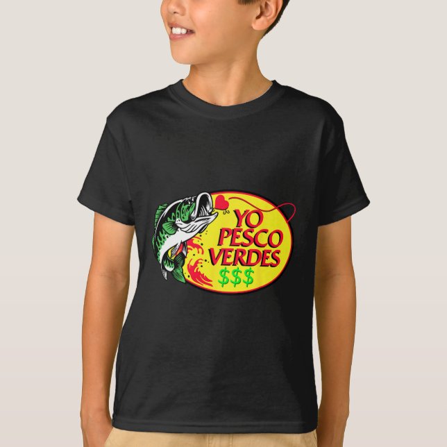 T-shirt Yo Pesco Verdes Drôle Dit Le Mexicain Poncho Cinco (Devant)