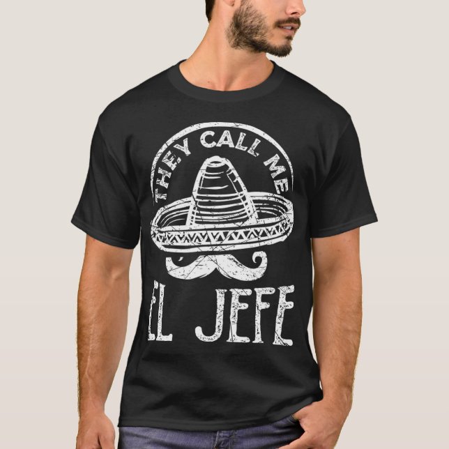 T-shirt Yo Soy El Jefe Dia De Los Muertos : (Devant)