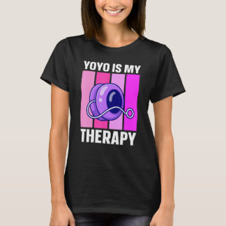 T-shirt Yo Yo Est Mon Thérapie Rétro Yo Yo Yo