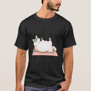T-shirt Yoga Chats  Asana Fitness  Propriétaire de Chat