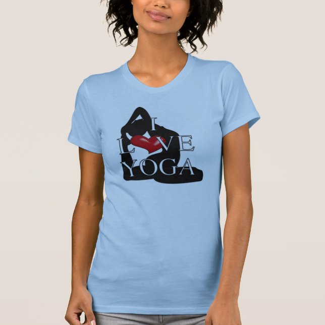 T-shirt Yoga d'amour (Devant)