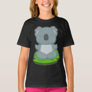 T-shirt Yoga de koala Fitness Gymnastique
