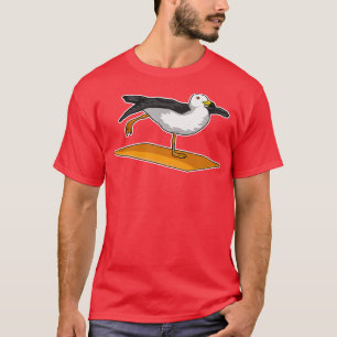 T-shirt Yoga de la mouette Méditation Fitness