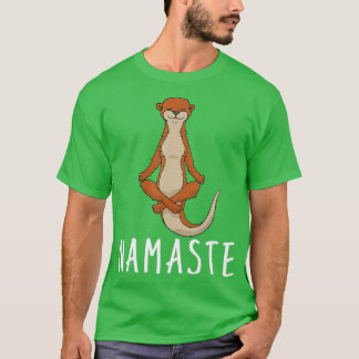 T-shirt yoga de loutre - 1