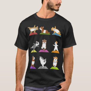 T-shirt Yoga de porc de Guinée _1