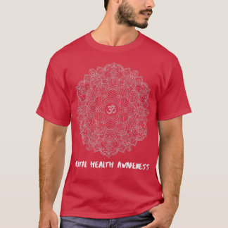T-shirt Yoga de sensibilisation à la santé mentale des fem