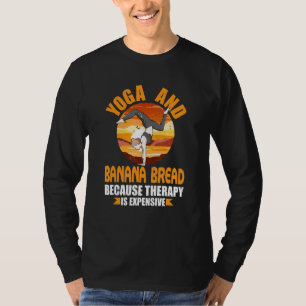 T-shirt Yoga et Banana Pain Thérapie Pilates Humour Yogi