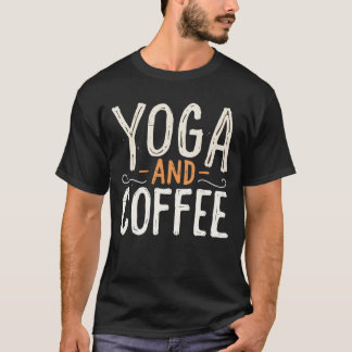 T-shirt Yoga et café
