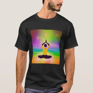 T-shirt Yoga Fille Femelle Salutation Solaire Méditation C
