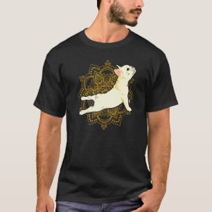 T-shirt Yoga Frenchie Bulldog Bhujangasana Mandala