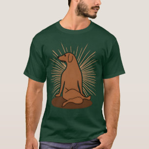 T-shirt Yoga Funny Chien Méditation cadeau de méditation d