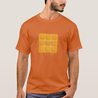 T-shirt yoga Gaufre Pâte Pâtisserie Snack Boulanger fille